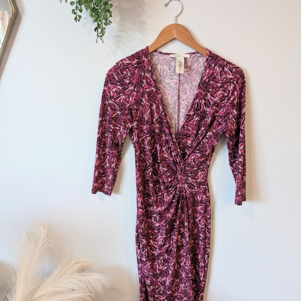 Laundry Pink Patterned Dress